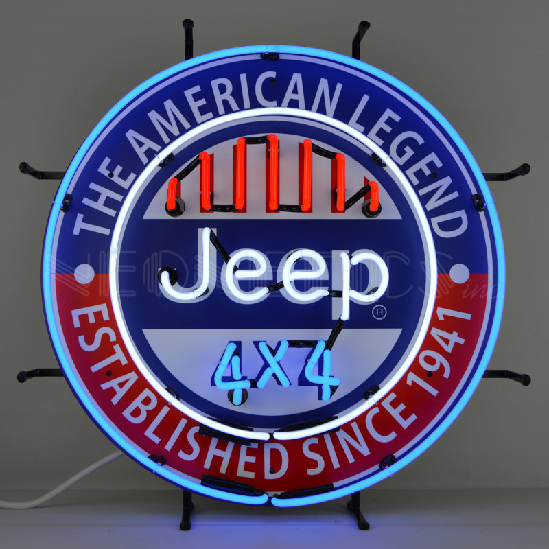 Jeep Neon Sign & Reviews Wayfair
